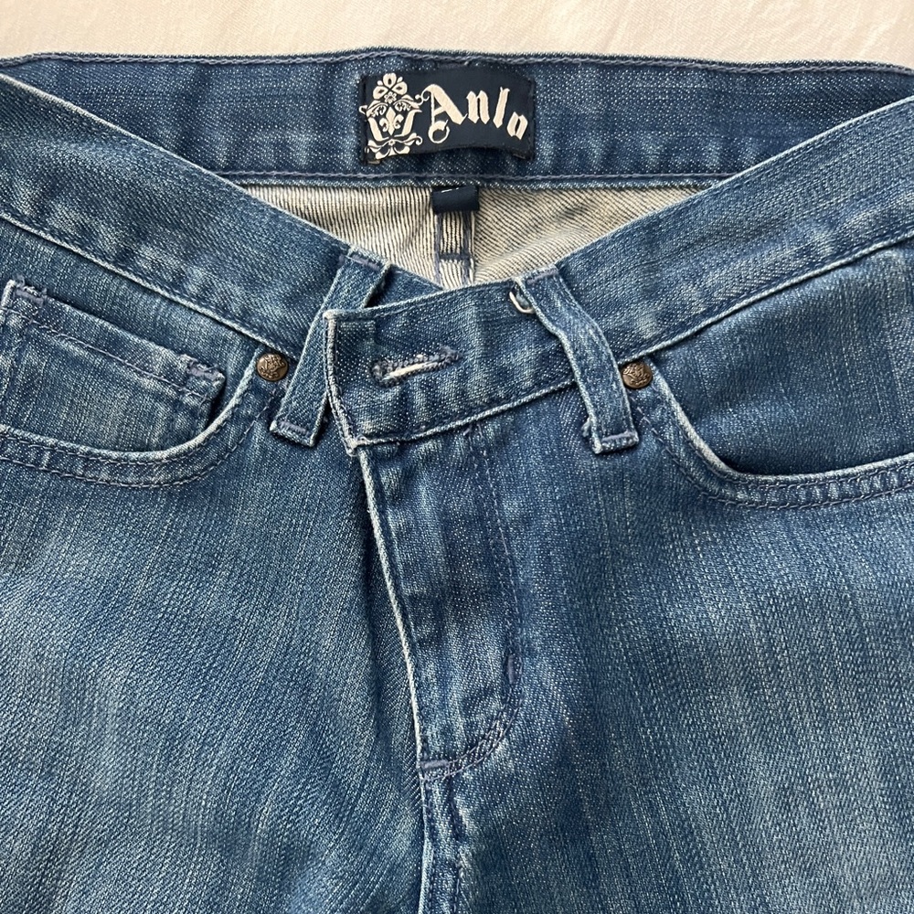 Blue Anlo Branded Jean